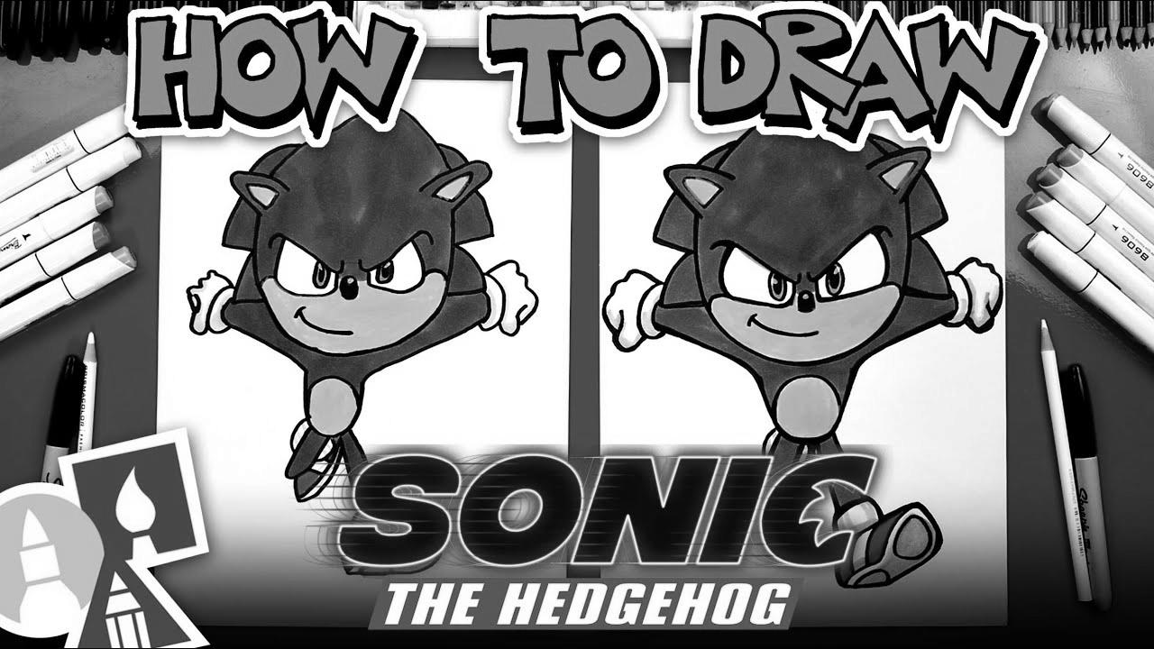 How To Draw Sonic From Sonic The Hedgehog {Movie|Film}