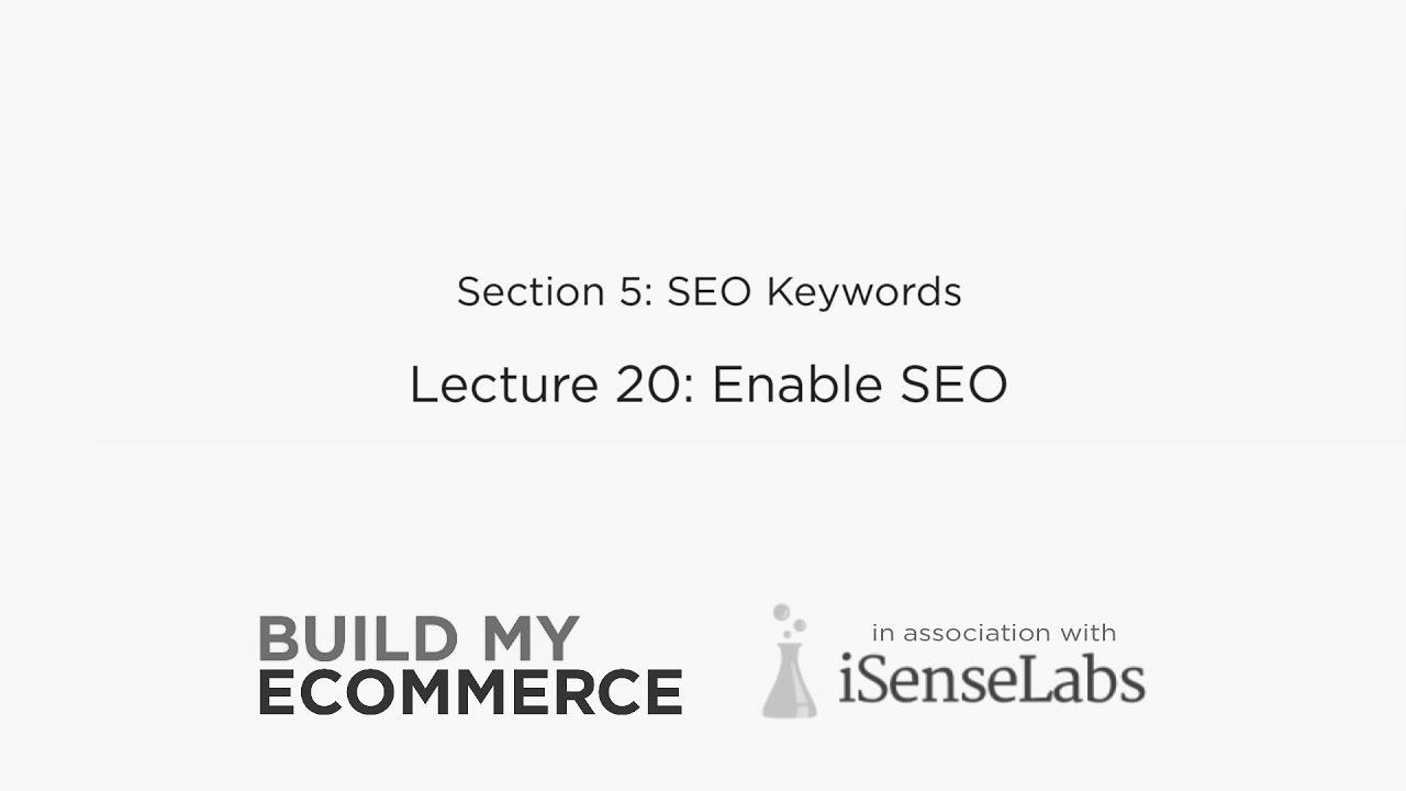 S05 search engine optimization Key phrases L20 Enable SEO