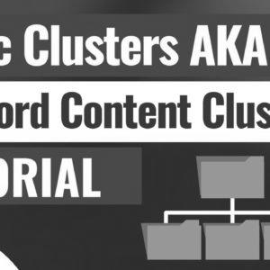 The best way to Create Subject Clusters for search engine optimisation AKA Key phrase Content Clusters