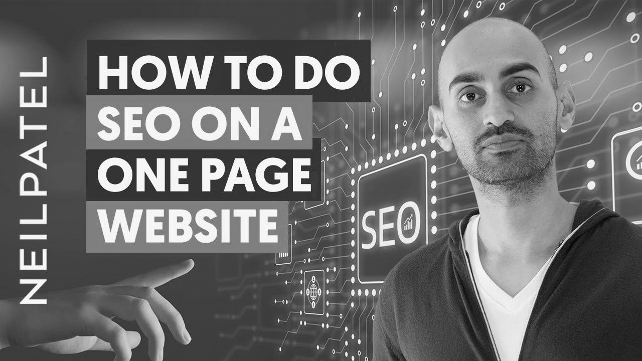 Find out how to do search engine marketing on a One Page Web site