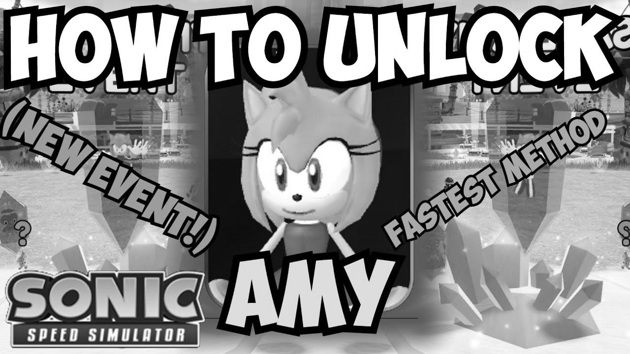 Learn how to Get Amy FAST in Sonic Velocity ​​Simulator!  New Updates and Events!