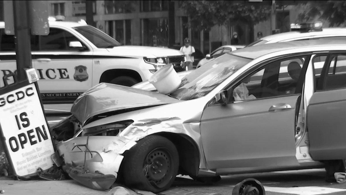 Juveniles Crash Stolen Car Near White House: Officials – NBC4 Washington