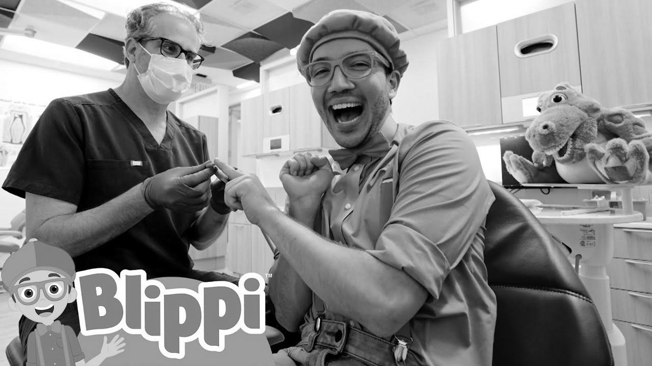 Blippi Visits The Dentist – Learn Healthy Habits for Youngsters!  |  Instructional videos for kids