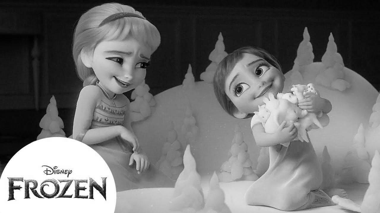 Baby Anna and Elsa Study About the Enchanted Forest |  Frozen