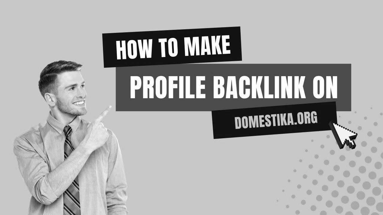 How To Create Profile Backlink on Domestika |  search engine optimization Hyperlink Constructing |  LinkoBuild