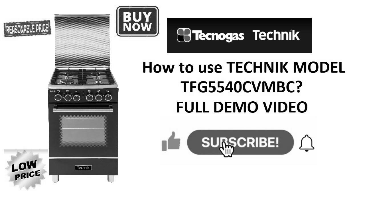 Learn how to use TFG5540CVMBC |  50CM Technique Cooking Range |  PINAKAMURA NA TECHNIK COOKING RANGE (Tagalog)