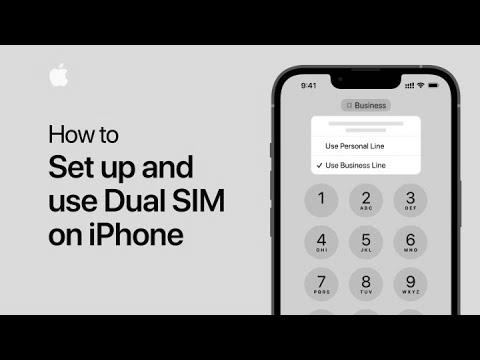 The way to use Twin SIM on iPhone |  Apple assist