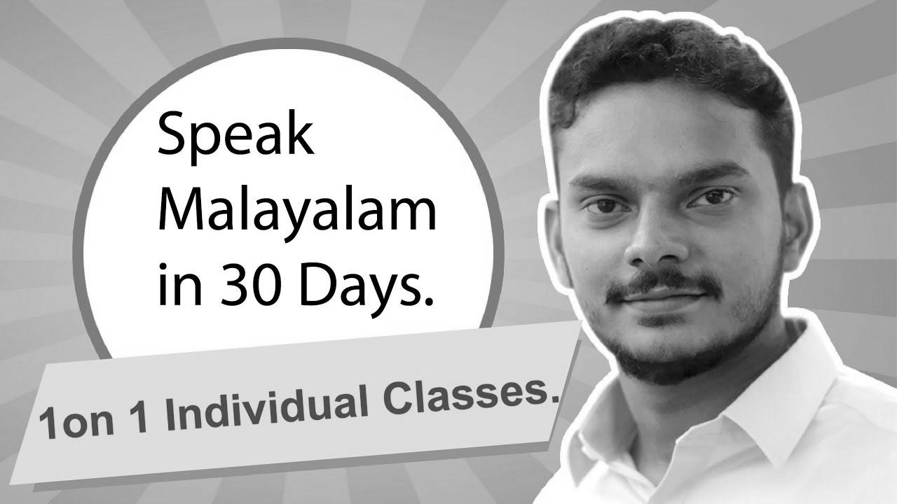 Study Malayalam via English, Hindi or Tamil in 30 Days |  English with Jintesh |