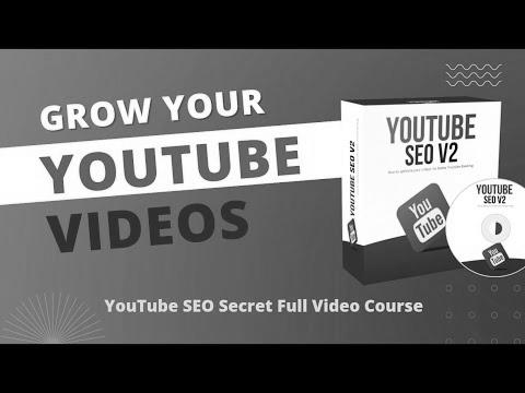 Generate income on-line with the help of YouTube SEO Secrets and techniques |  100% free full video course |  YouTube web optimization