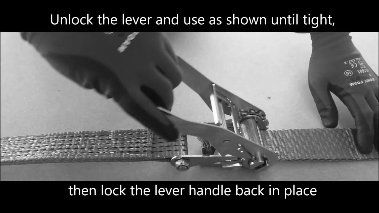 The way to use a Ratchet Strap – Rope Providers Direct